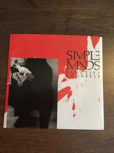 Simple Minds - Sanctify Yourself/ Dub Version 45 RPM 7” Record (Virgin, 1985) - Picture 1 of 4