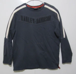 Motorcycle wear Harley Davidson Embroidered logo Pullover Thermal Sweater Size L - Picture 1 of 5