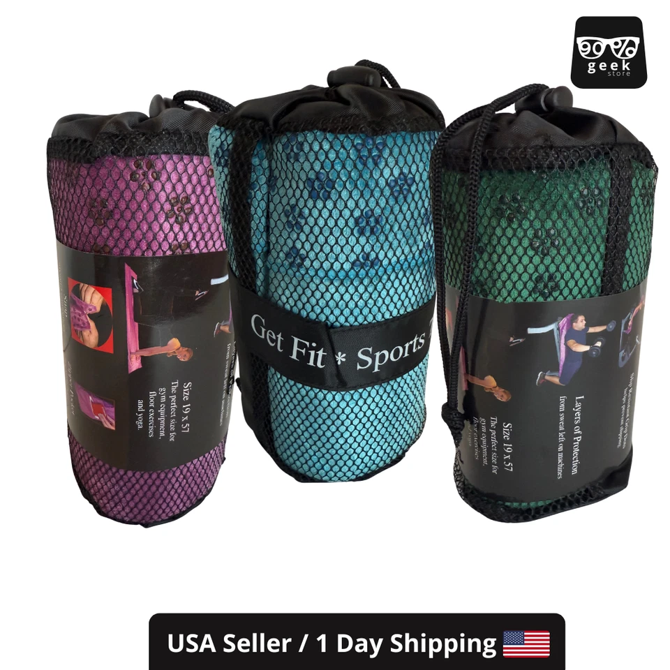 Microfiber Towel - Quick Dry Towel for Travel, Camping, Hiking, Gym, Yoga w/Bag - Image 1 of 4