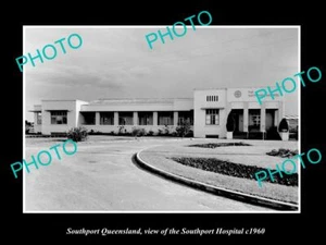 OLD POSTCARD SIZE PHOTO OF SOUTHPORT QUEENSLAND THE SOUTHPORT HOSPITAL c1960 - Photo 1/1