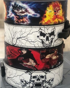 Custom Anime Weight Lifting Leather Power lifting Lever Belt 10mm - Picture 1 of 5