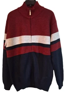 STUDIO FERERa Full Zip Herren Pullover XL Braun & Schwarz - Bild 1 von 14