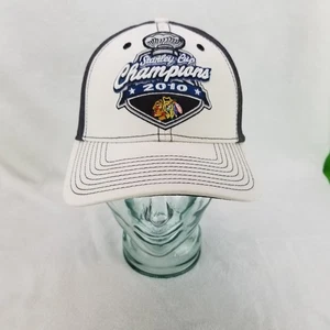 ✅New Era 39Thirty Chicago Blackhawks 2010 Stanley Cup Champions Fitted 7 1/4 Mütze - Bild 1 von 10