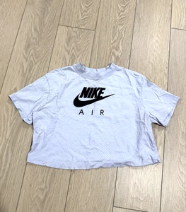 Nike Mujer Talla M Ropa Deportiva Esencial Manga Corta Top Lavanda BV4777 539 - Imagen 1 de 4