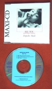 DEPECHE MODE See You +2 1988 WEST GERMANY MAXI CD TOP! rare 1pr BLUE STRIPE MCD - Bild 1 von 1
