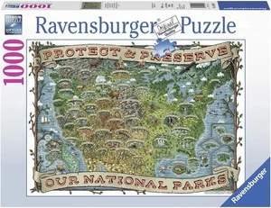 Ravensburger 19859 Jigsaw Puzzle 1000pcs Protect & Preserve USA 70 x 50 cm. NEW - Picture 1 of 6
