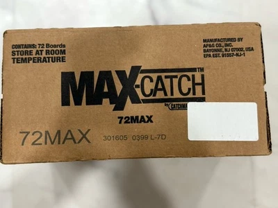 MaxCatch Trampas de Pegamento 72MAX Tableros de Plagas Atrapa Ratones, Insectos de Agua e Insectos Foto 1 de 3