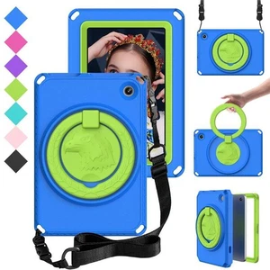 Amazon Fire 7 Case 2022 12th Generation Kid Shoulder Strap Case Shockproof Cover - Picture 1 of 26