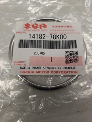 1418278K00 Genuine Suzuki Kizashi Grand Vitara 4cyl Muffler GASKET 14182-78K00 - Image 1 of 4
