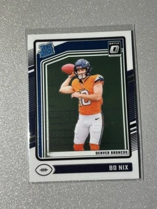 2024 Panini Donruss Optic BO NIX Base RC Rated Rookie #209 Denver Broncos - Picture 1 of 2