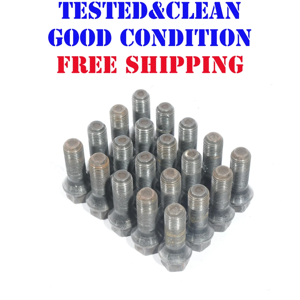 Juego de 20 pernos de tuerca de rueda BMW 745Li 2002-2005 OEM Foto 1 de 3