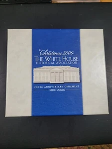 HISTÓRICO LA CASA BLANCA 2000 200 ANIVERSARIO ORNAMENTO DE NAVIDAD ENVÍO GRATUITO - Imagen 1 de 2