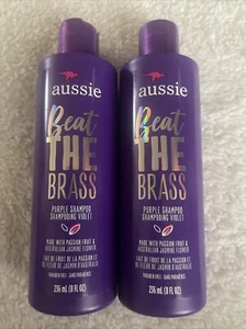 Aussie Beat The Brass Paraben-Free Purple Shampoo for Color-treated Hair(2 pack) - Picture 1 of 1