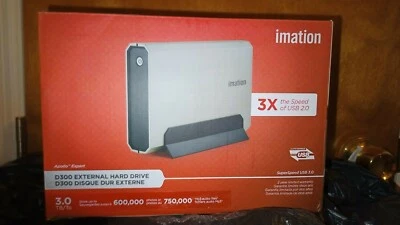 External 7200RPM 3TB Hard drive USB 3.0 - RARE 7200 rpm w FREE Scanner - NEW - Image 1 of 4