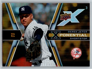 Derek Jeter 2008 Upper Deck X XPonential3 Sample UDXP-DJ New York Yankees - Picture 1 of 2