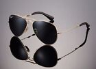 Ltd Edn Rayban 22Kt Gold Plated Folding Aviator Sunglasses 58Mm Rb 3479Kq 001 N5