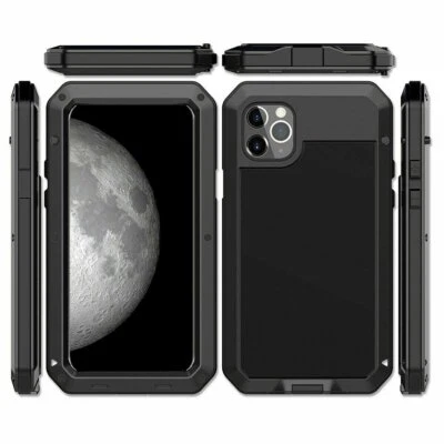 Funda protectora de aluminio de alta resistencia para iPhone SE 12 Pro 11 XS Max XS XR X 8+ Foto 1 de 4