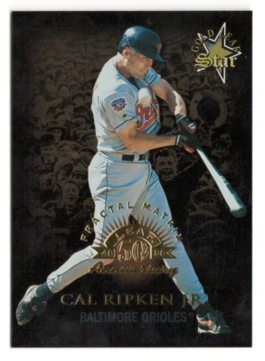 Cal Ripken 1998 Leaf Fractal Matrix /1600 #177 Short Print  - Image 1 of 2
