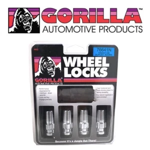 Gorilla Wheel Locks Chrome 14mm x 1.50 Bulge Acorn 14x1.5 2" Lug Nut 76641N - Picture 1 of 5