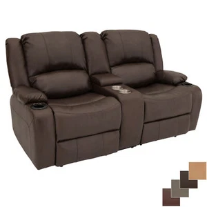 RecPro Charles 67" Powered Double RV Wall Hugger Recliner Sofa Loveseat - Picture 1 of 43