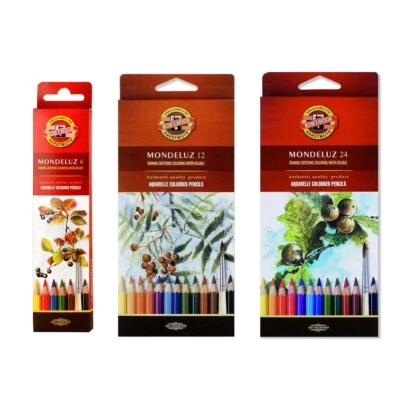 Koh-i-Noor Mondeluz Aquarelle Colouring Pencils Drawing Sketching Art Artist