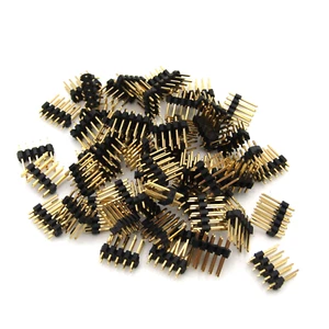 ( 57 PCS ) Gold Plated Male 2x5 Pin 10 Pin Header - Picture 1 of 2