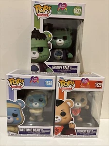 Funko POP! Care Bears Universal Monsters set Of 3 Tenderheart Grumpy Bedtime - Picture 1 of 1