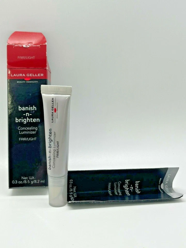 Nuevo en caja Luminizador oculto Laura Geller Banish N Brighten tamaño completo justo/luz ¡RARO! Foto 1 de 1