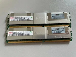 HP Hynix Server RAM DDR2 2* 4GB - 398708-061 - PC2-5300F-555-11 - Bild 1 von 2