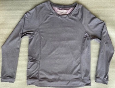 AVALANCHE, FEMININO M, BLUSA DE MANGAS COMPRIDAS ROXA PERIWINKLE, ATHLEISURE, NOVA SEM ETIQUETAS - Imagem 1 de 4