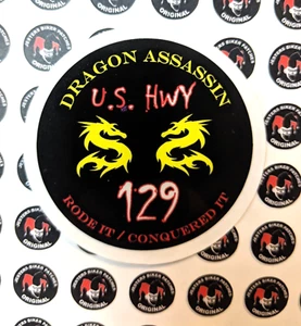 US 129 Dragon Assassin Rode It Conquered It 2,25 inch 129 Dragon Vinyl Sticker - Bild 1 von 1