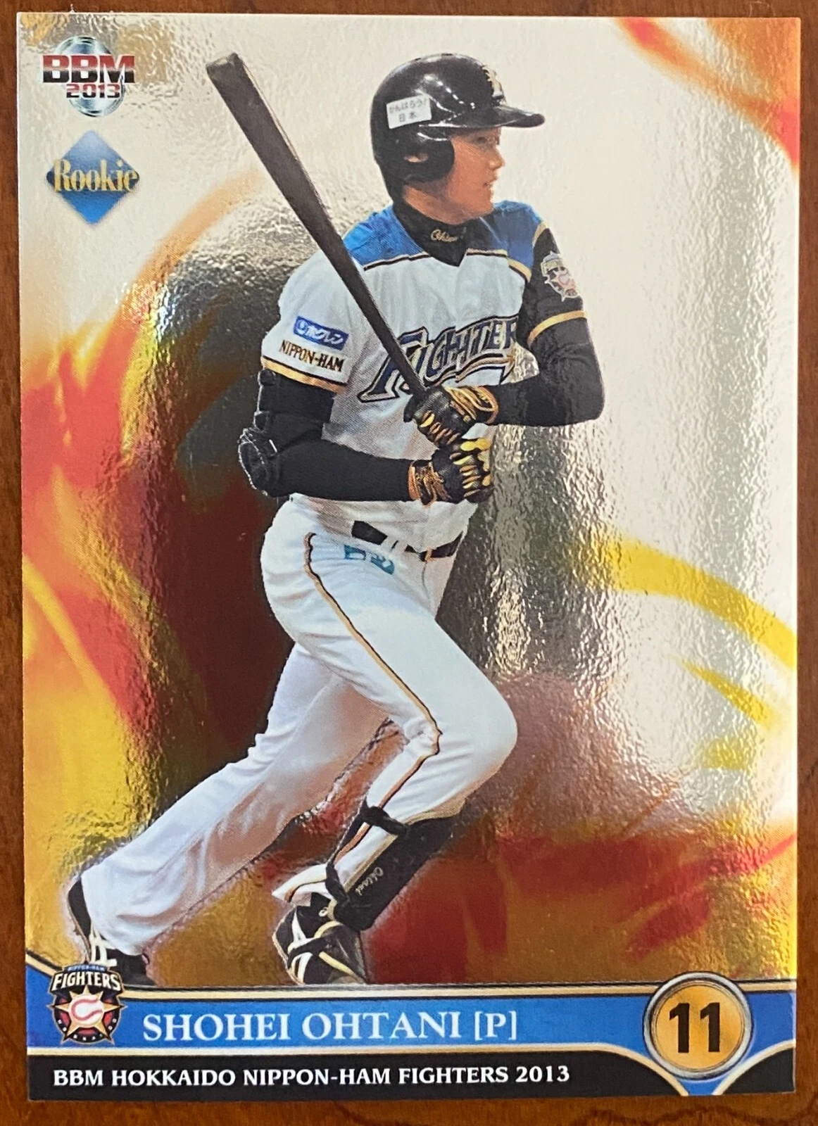 2013 Shohei Ohtani BBM True Rookie RC #F02B RARE FOIL Nippon - Ham Fighters