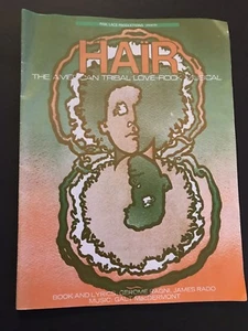Libro de conciertos de recuerdos para el cabello programa de revista teatral de la película raro 1990 - Imagen 1 de 6