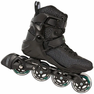 Powerslide Phuzion Enzo BW 80 Inlineskates Inline-Skate Fitnessskates Schwarz - Bild 1 von 4