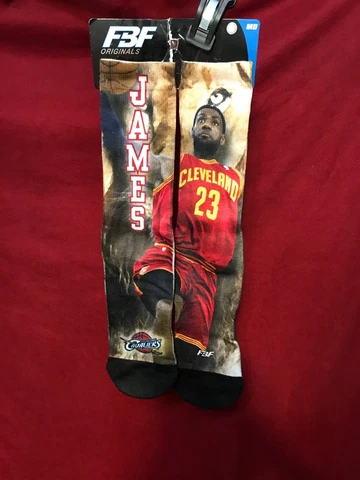 Lebron James Cleveland Cavaliers NBA FBF Socks Mens Size Medium New Cover