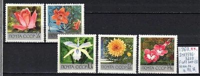 Soviet stamps 1969 SC#3596-3600 Full set MNH OG A110018 - Image 1 of 2