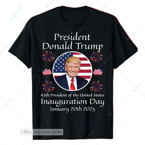 Official Trump President T-Shirt Donald Trump Inauguration Day 2025 47th USA Tee - Picture 1 of 4
