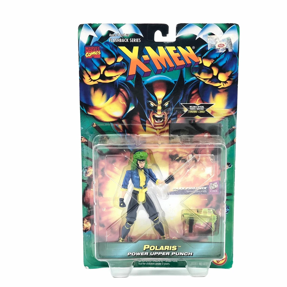 Marvel Comics X-men Flashback Series Polaris ToyBiz 1996 Action Figure