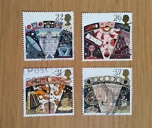 Complete GB used stamp set: 1990 Astronomy - Picture 1 of 1
