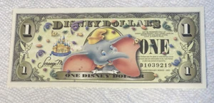 Blocco 2005-D. 1 dollaro Disney. Disney World. Dumbo B/C. CU. Dalla confezione originale - Foto 1 di 2