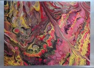 Acrylic Pouring,Abstrakt Kunst,Leinwand *UNIKAT*  30x40cm #3 - Bild 1 von 1