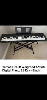 Yamaha P45B Weighted Action Digital Piano, 88 Key - Grey