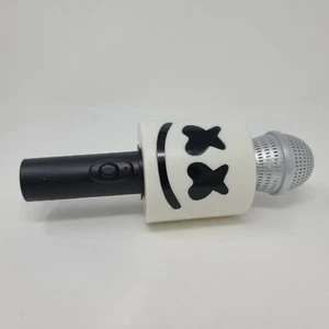Marshmello LED Luminous Mic Cosplay DJ Costume Prop Microphone Light Up Spirit - Picture 1 of 10