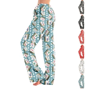 Trousers Woman Springtime Elastic Waist Pants Loose Gym Drawstring Loose Pants - Picture 1 of 33