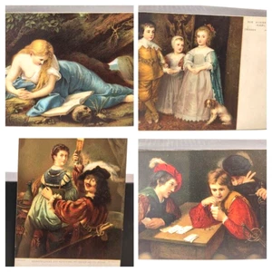 4 alte Stengel & Co Postkarten. Die Bussende Magdelena, Michaelangelo usw - Bild 1 von 10