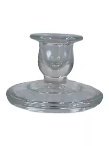 Soporte para velas para velas cónicas hecho de vidrio transparente - Imagen 1 de 6