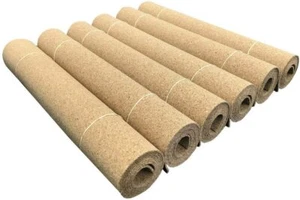 High Density Cork Sheets Deal 6 Pack Each 915mm Long x 305mm Wide x 2mm thick 2n - Foto 1 di 11