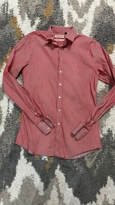 Thomas Rosa, Cuadros Super Slim, Camisa de Vestir, 16 41cm Foto 1 de 4