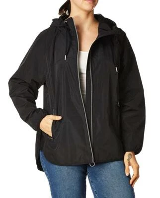 Chaqueta espectador con capucha Calvin Klein 275897 Performance para mujer, negra, X-pequeña Foto 1 de 3