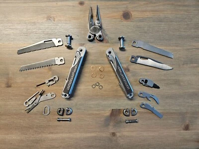 NEU Leatherman Wave + Teile silber/schwarz (wählen Sie einzelne Werkzeuge aus Pulldown) - Bild 1 von 4